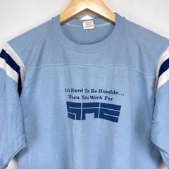 Vintage Gulf Coast Sportswear Single Stitch T-Shirt Men XL Blue Jersey USA Made