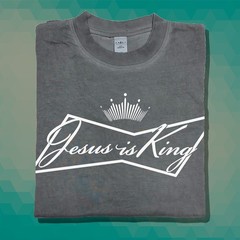 Jesus is King Trendy Tee – Jesus Gospel T-Shirt Unique Design Vintage Tee