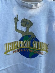 Vintage Universal Studios Hollywood E.T. T Shirt Size L Rare 2000s Movie Tee