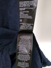 M&S 3Pcs Men’s Crew Neck Linen Modal T-shirts Size M Navy Stripe & Grey NEW
