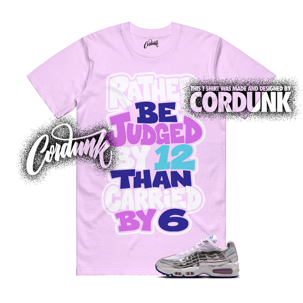 Air Max 95 Big Bubble All Star Chrome Barely Grape T Shirt Match RATHER