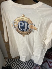 2025 UNIVERSAL EPIC UNIVERSE Theme Park Orlando T-Shirt Adult XL NEW WITH TAGS