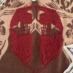 UK Toxic Fish Y2K Shirt Embroidered Rather Death Than False Faith Mens 3XL