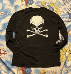 Vtg 90s Skull Crossbones Long Sleeve 1999 Good Sport Shirt Biker T-shirt XL