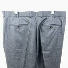NWT Stafford Men’s 42 x 30 Classic Fit Flat Front Blue Travel Trouser Pants $70