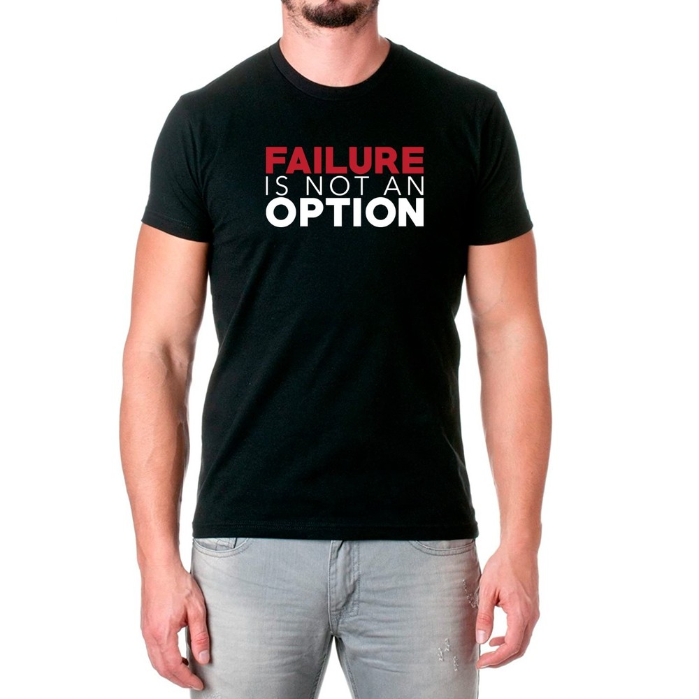 mens large failure is not an option Tshirt, Next Level Apparel