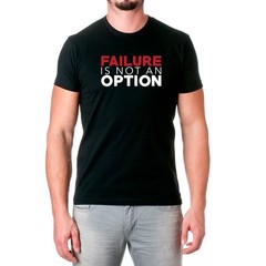 mens large failure is not an option Tshirt, Next Level Apparel