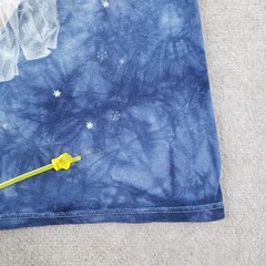Vintage The Mountain T-shirt Mens Large Fairy Moon Tie Dye Blue Short Sleeve Y2K