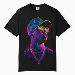 Neon Urban Streetwear Graphic Tee, Comfort Colors T Shirt, Unisex Streetwear Tee