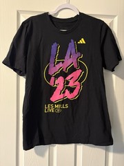Lot of 4 Adidas And Reebok Les Mills T-shirt Size Medium LA23 Great Condition
