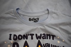 Bluey Mens I Don’t Want A Life Lesson, I Just Want Ice Cream Shirt New S-3XL