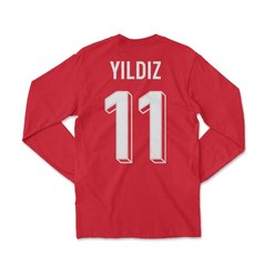 Turkiye 2026 Yildiz 11 Tribute Two-Sided Long Sleeve T-Shirt