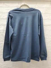 NEW Coach Men New York Long Sleeve TShirt Dark Denim Organic Cotton Sz XSmall US
