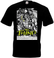 The Thing v82 T-shirt black movie poster horror John Carpenter all sizes S-5XL