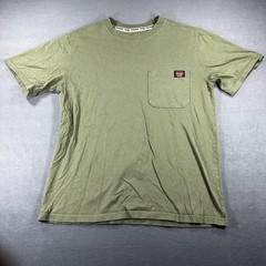 Wrangler Workwear Men’s Pocket T-Shirt Small Olive Green Short Sleeve