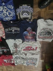 Bundle of 20 Sports Tees Vintage 80s 90s 00s and Modern Mixed Lot Mix Sizes