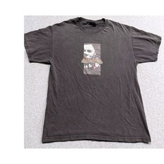 Vtg Serial Killer Michael Myers Halloween T-Shirt Faded Black Horror USA Made