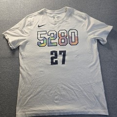 Denver Nuggets Jamal Murray 27 Nike 5280 City Edition Shirt Mens Large White NBA