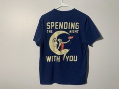 J.Crew x Oxford Pennant Men’s M Navy Cotton Graphic Print T-Shirt Moon Art