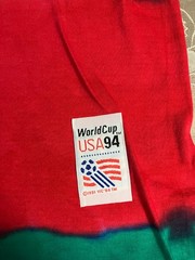 World Cup Mexico 1994 Tie-Dyed T-shirt, near-new condition.