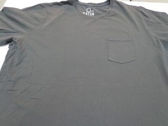 Katin Solid Gray Chest Pocket T Shirt Size 2XL