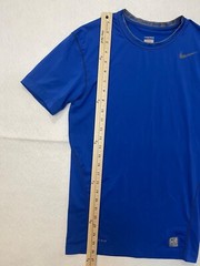 Nike Pro Dri-Fit Mens Athletic T-Shirt Sz. Large Short Sleeve Solid Blue