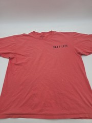 Salt Life T-Shirt Men Large Dark Pink Graphic Tee.#46903
