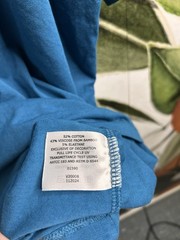 Coolibar 2XL Mens Morada Everyday Short Sleeve Shirt UPF 50+ Teal Blue