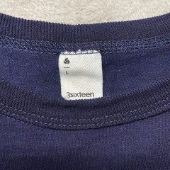 3sixteen Shirt Mens Large Blue Indigo Navy Heavyweight Tee Crew Neck Made In USA