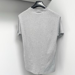 Stone Island T Shirt Men Medium Grey Hand Print Spellout Logo ptp19.5” BNWT