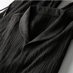 (Shirt+Trousers) New Summer Men Fashion Shirt Men Business Casual Shirts