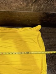 Vintage 90s Mossimo T shirt Mens XL Yellow Spell Out Cities Graphic Red Tag