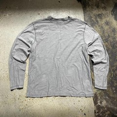 Vintage y2k grey PD&C faded longsleeve shirt