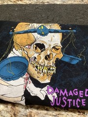 Metallica Damaged Justices T Shirt Men’s 2 Xl hammer Of justice Skull Harvest