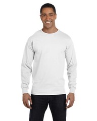 Hanes Men’s 5.2 oz. ComfortSoft Cotton Long Sleeves Tag-Free T-Shirt 5286 S-3XL