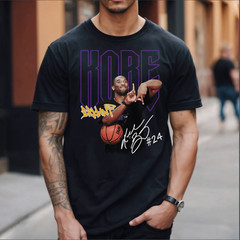 Kobe Bryant Championship Rings Basketball Graphic T-shirt Love LA