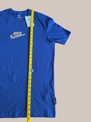 Nike Sportswear Men’s T-Shirt Royal Blue Swoosh Cotton Size Large New