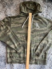 MICHIGAN HANDS ZIP HOODIE (CAMO) High Five Threads Company Size X-LARGE