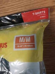 Hanes Men’s Crew Neck Tagless Cotton T-Shirts 3+1 Pack White Size M Regular X2