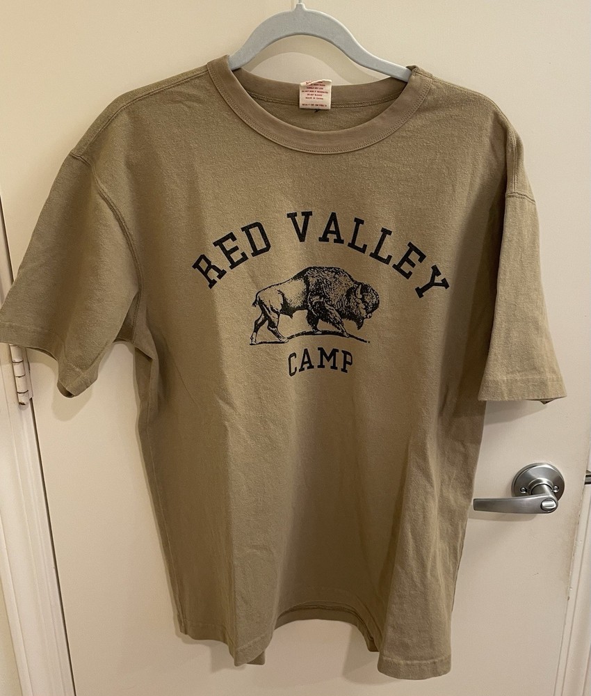 Bronson Mfg Retro Bison Graphic T-Shirt Khaki XXL
