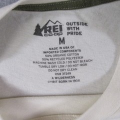 REI Co-Op Outside With Pride T Shirt Mens Medium USA Made Graphic Outdoor Tee