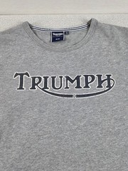 Bundle of 2 Men’s Triumph Logo T‑Shirt Grey Blue Men’s Med