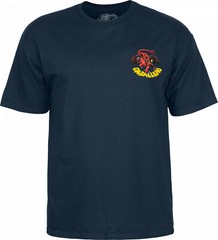 Powell Peralta Steve Caballero RED DRAGON II Skateboard T Shirt NAVY