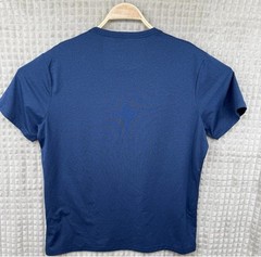 01 Algo Performance Shirt Men’s Large Blue Quick Dry Moisture Wicking Anti Odor
