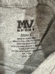USMC “U.S. MARINES” Ash Gray T-Shirt – Size S / SMALL – by MV Sport – NWT!