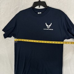 Lot 2 USAF Air Force Shield Graphic T Shirt Size M Military Training Fighter Jet