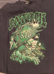Sourpuss Clothing Rotten To The Core Horror Punk Zombie Graphic T Shirt Black