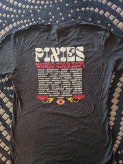 Vintage Rare Pixies Punk Band Tour Shirt Size large butterfly evil eye