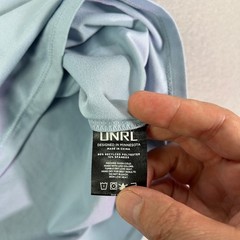 UNRL Men’s T-shirt Small Blue Short Sleeve Crew Neck Curved Hem