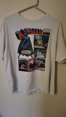 Batman Vtg Comic Book T Shirt Small S Sleeve on White Single stitch No Label 27